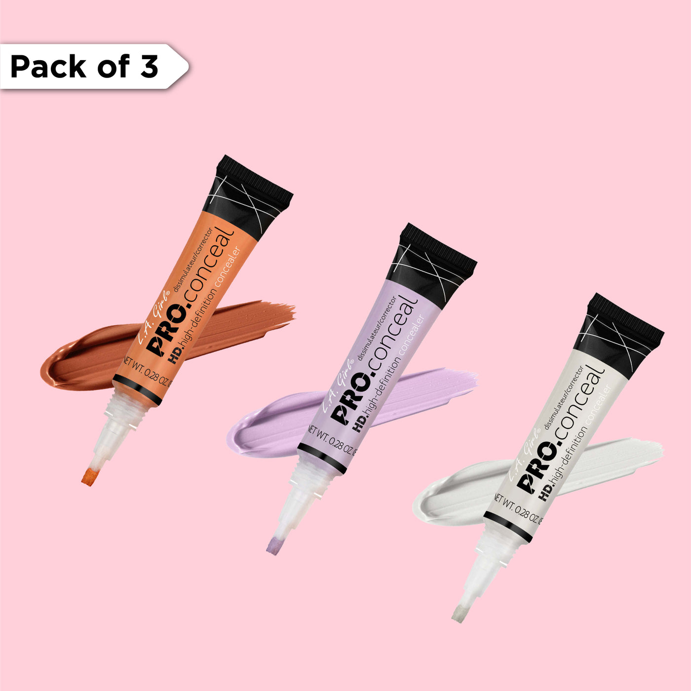 HD.Pro.Conceal (Pack of 3)